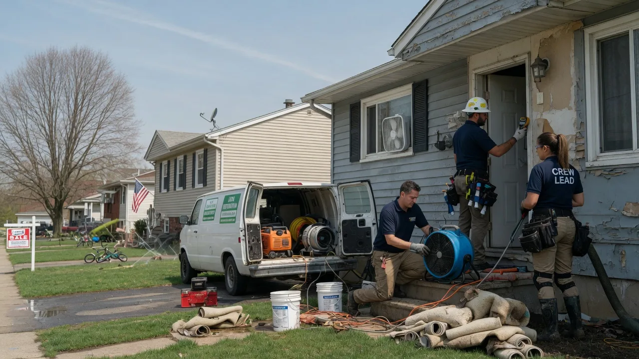 Flood Cleanup in East Greenville, PA near me